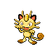 Meowth's HeartGold and SoulSilver sprite