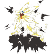 Solgaleo In its Radiant Sun Form