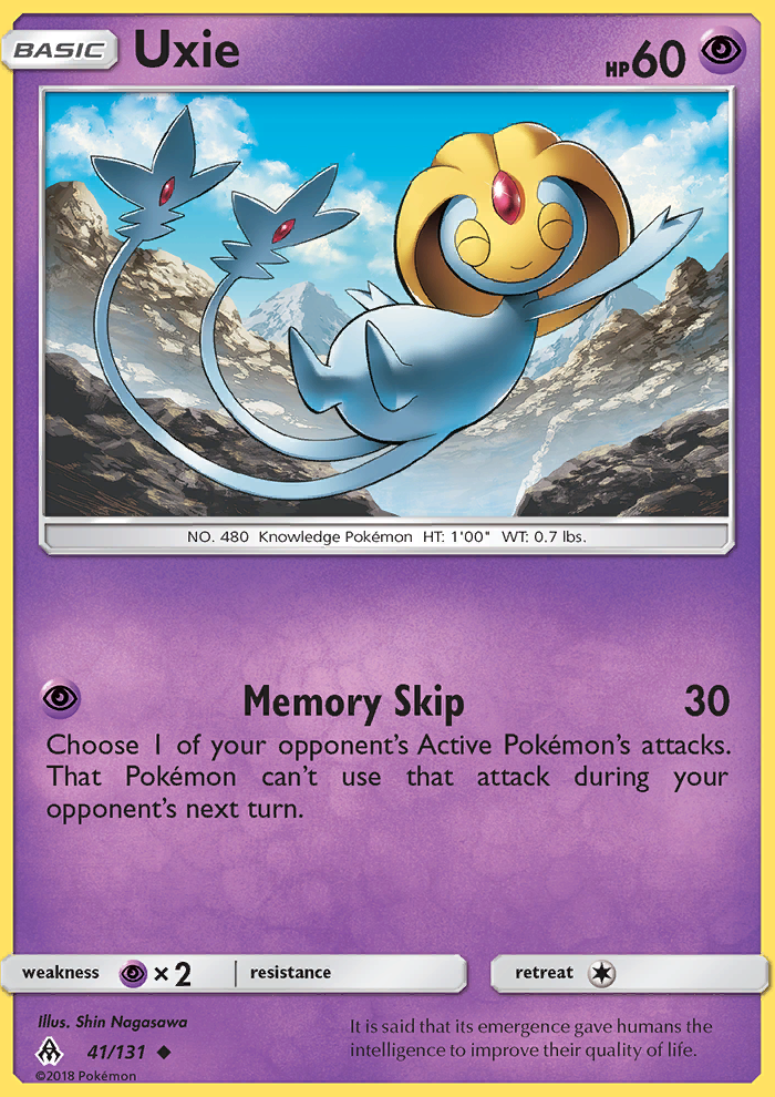 Uxie Forbidden Light Pokemon Wiki Fandom