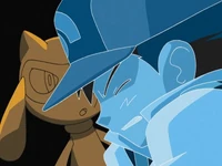 Ash sensing Riolu's location.