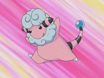 Sullivan sent his Flaaffy, nicknamed Hannah, to battle Nero, to weaken it before catching it.