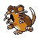 Raticate's Pokémon Gold Version sprite