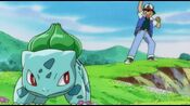 Ash with Bulbasaur