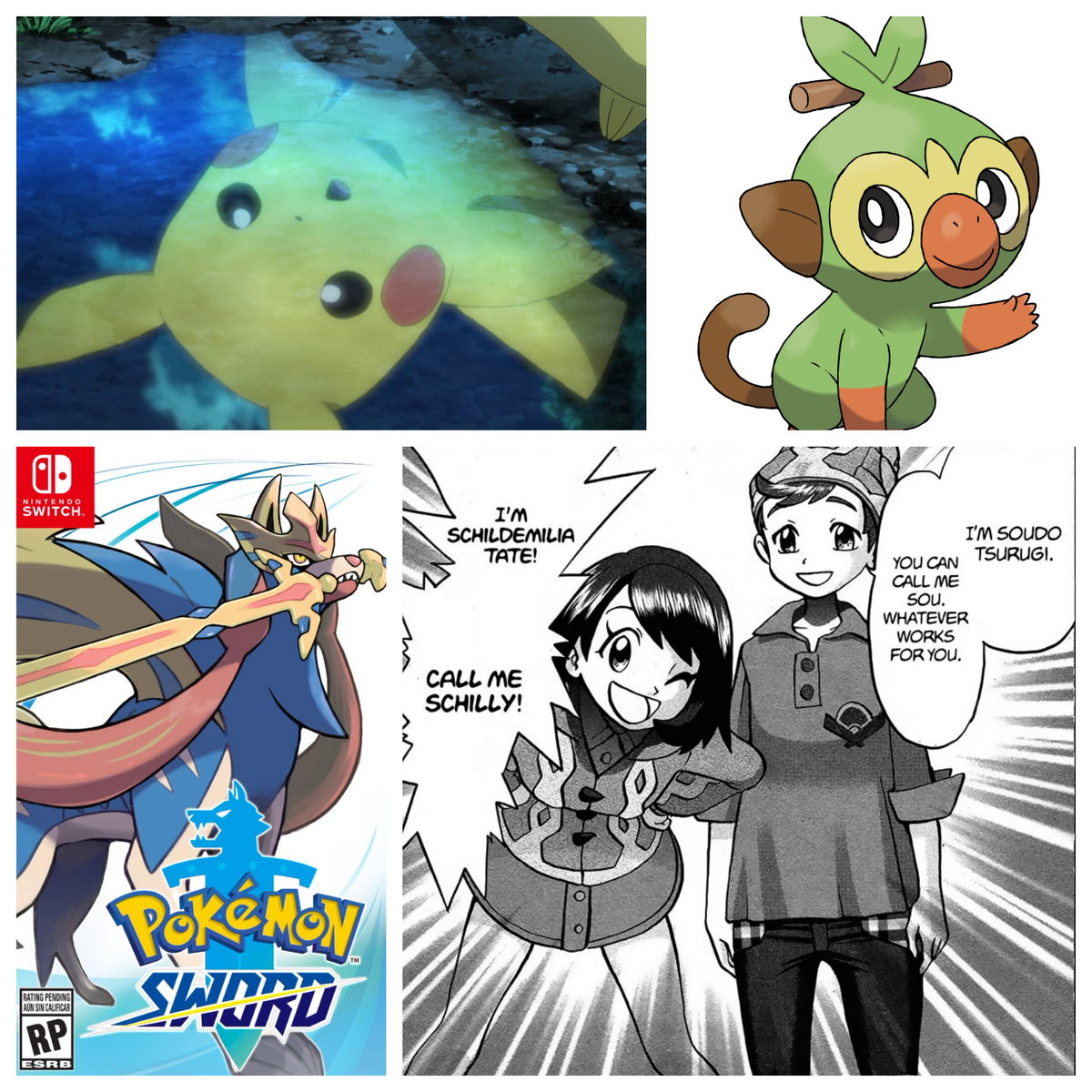 The latest core series Pokémon games by Nintendo, Pokémon Sword and