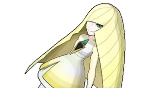 Lusamine's VS sprite in Sun & Moon