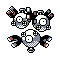 0082Magneton S Shiny.png (624 bytes) Magneton's Pokémon Silver Version Shiny sprite