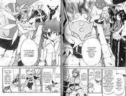 Anabel questioning Emerald on where he got his Sceptile from.