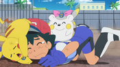 Togedemaru saved Ash and Pikachu