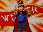 Gary Oak imagines himself a winner