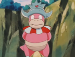 Arthur was Alice's Slowpoke, who traveled with her. Upon seeing the other Slowpoke and Slowbro weakened, it took the King's Rock and a Shellder bit it, causing Arthur to evolve into Slowking. It revealed a path to a cave, where it now resides with the Slowpoke as a leader.