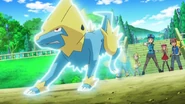 Quick Attack being used by Officer Jenny's Manectric.