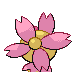 Cherrim's Generation IV back sprite ♀