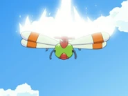 Quick Attack being used by Jessie's Yanma.