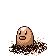 0050Diglett RB.png (435 bytes) Diglett's Pokémon Red Version and Pokémon Blue Version sprite