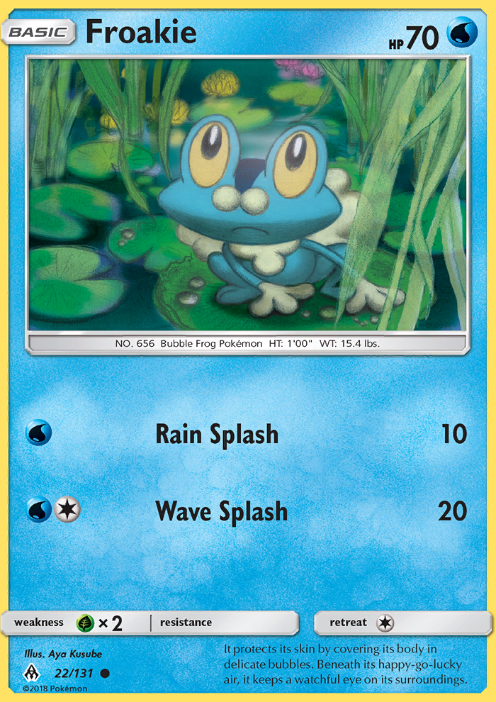 Froakie Forbidden Light 22 Pokemon Wiki Fandom