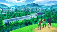 Mistralton City in anime.