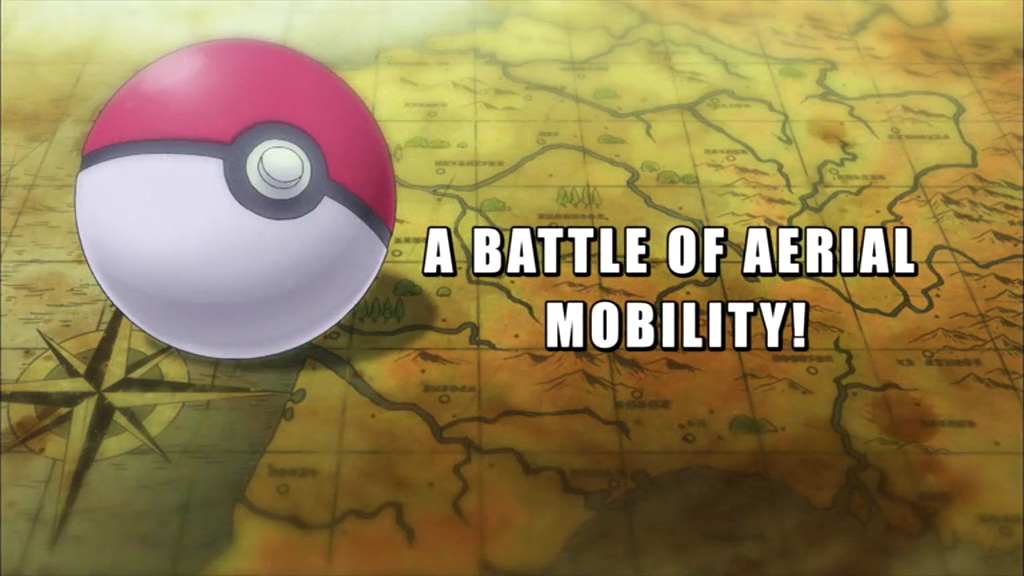 Pokemon XY - Episode 3: A Battle of Aerial Mobility!