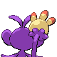Ambipom's Generation IV back sprite ♂