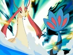 Milotic is an extremely powerful Pokémon in Lucy's possession. It defeated Donphan with one Hydro Pump. It then had the edge against Pikachu with all its powerful moves like Twister, Iron Tail, and Facade until Pikachu used the energy from a twister to give Milotic an extremely powerful Volt Tackle.