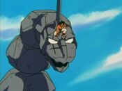 Bruno attempts to reason with Onix