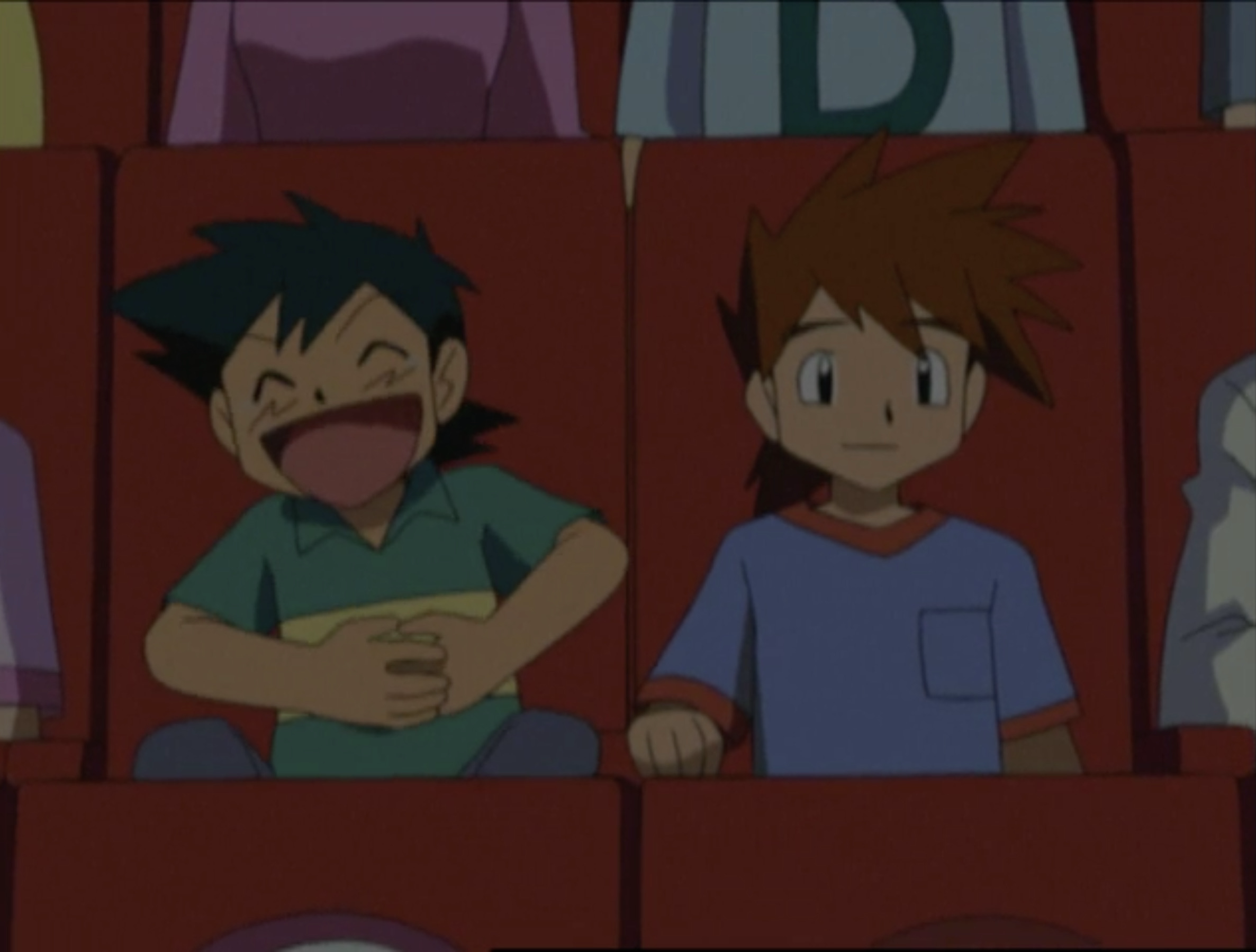 In the Pokemon anime, why is Ash's mom always with Professor Oak