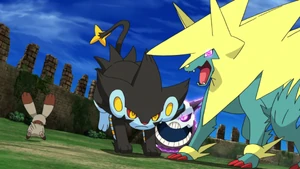 Mega Manectric in the anime.