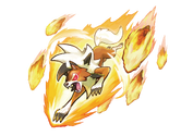 Dusk Lycanroc Z-move Art