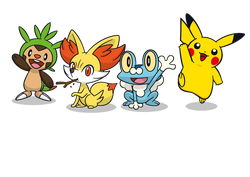 Pokemon x and y starter Eveloutions by Sonicthehedgehog1065 on