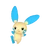 0312Minun Pokémon HOME