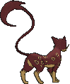 Liepard's Shiny back sprite