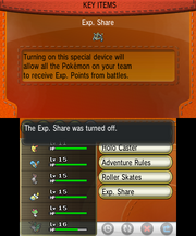 Bag XY Key Items