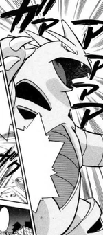 Lance loaned Tyranitar to Silver, so it could help him with his mission. Silver hated to use Tyranitar because its level was so high, he couldn't control it. It would go on a rampage every time it entered a pokemon battle. Silver returned it when he went to ask Lance what Masked Man's plan was.