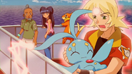 Heart Swap being used by a wild Manaphy.