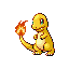 Charmander's Ruby and Sapphire shiny sprite