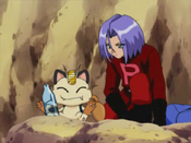 James gave Meowth his bread and water