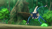 Frogadier dodges Grass Knot