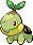 Turtwig's Pokémon Black Version and Pokémon White Version sprite