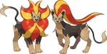 0668Pyroar Male and Female.png (590 KB) Pyroar