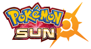 Английский логотип Pokémon sun