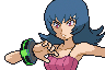 Sabrina's sprite in HeartGold & SoulSilver