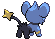 Shinx's back sprite ♂