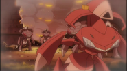 Genesect group escaping