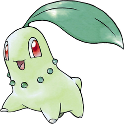 32x32 chikorita Pokémon outline or green outline : r/aseprite