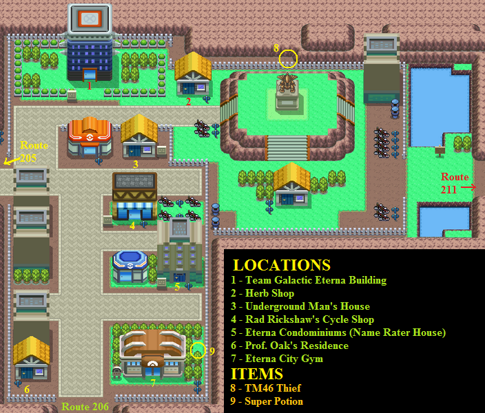 pokemon diamond map