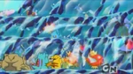 PK009 10.png (560 KB) The Pokémon watch the water Pokémon swimming beyond the ice