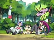 Donphan rolled over Team Rocket