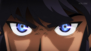 Alain's furious eyes