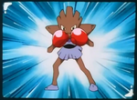 Bruno's Hitmonchan was seen as a combatant on TV with Bruno himself.