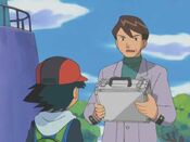 Stern decides to give the suitcase for Ash and flee