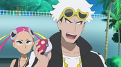 Guzma arrives to participate in the tournament as well, so he can destroy the place